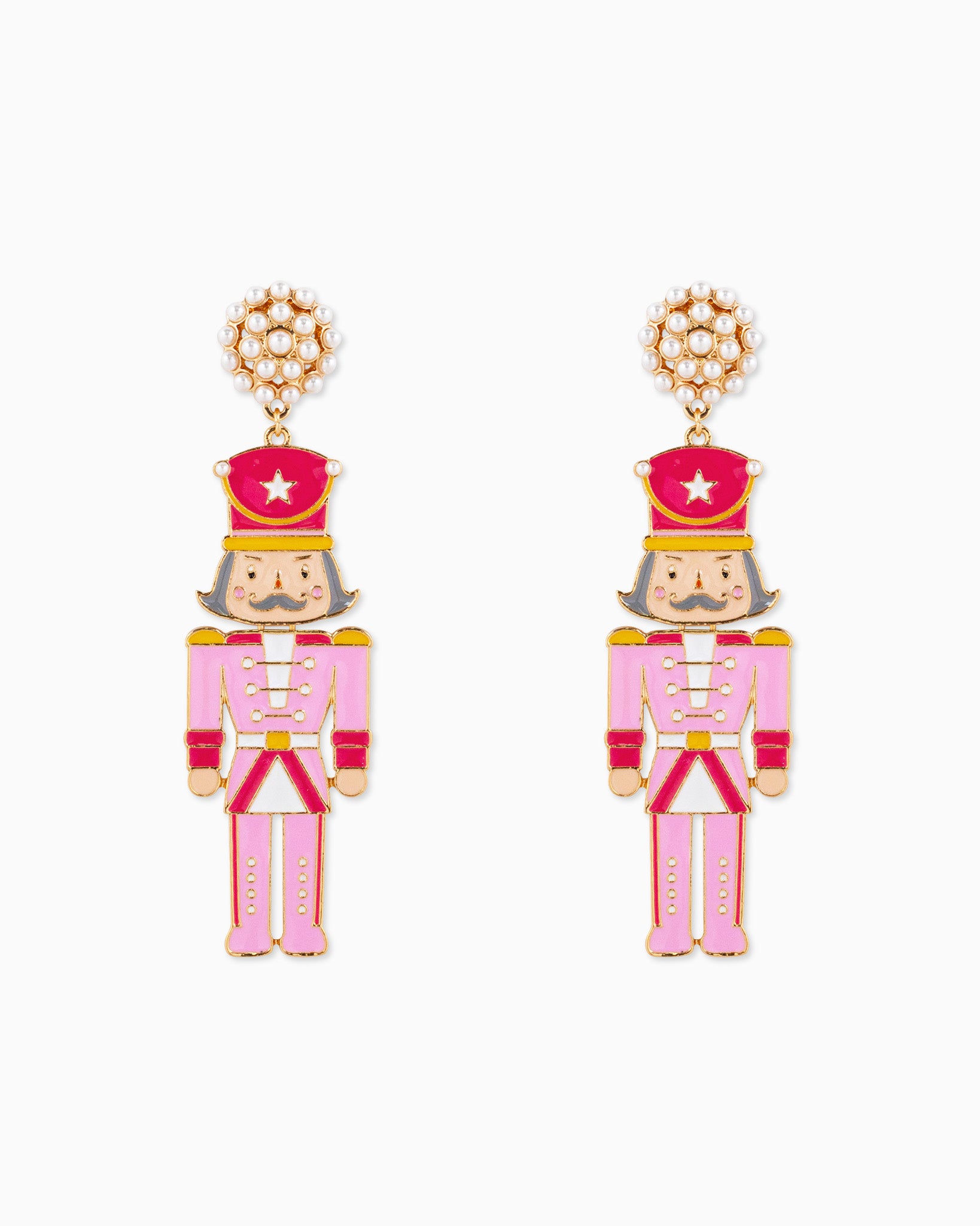 Christmas Nutcracker Soldier Drop Earrings