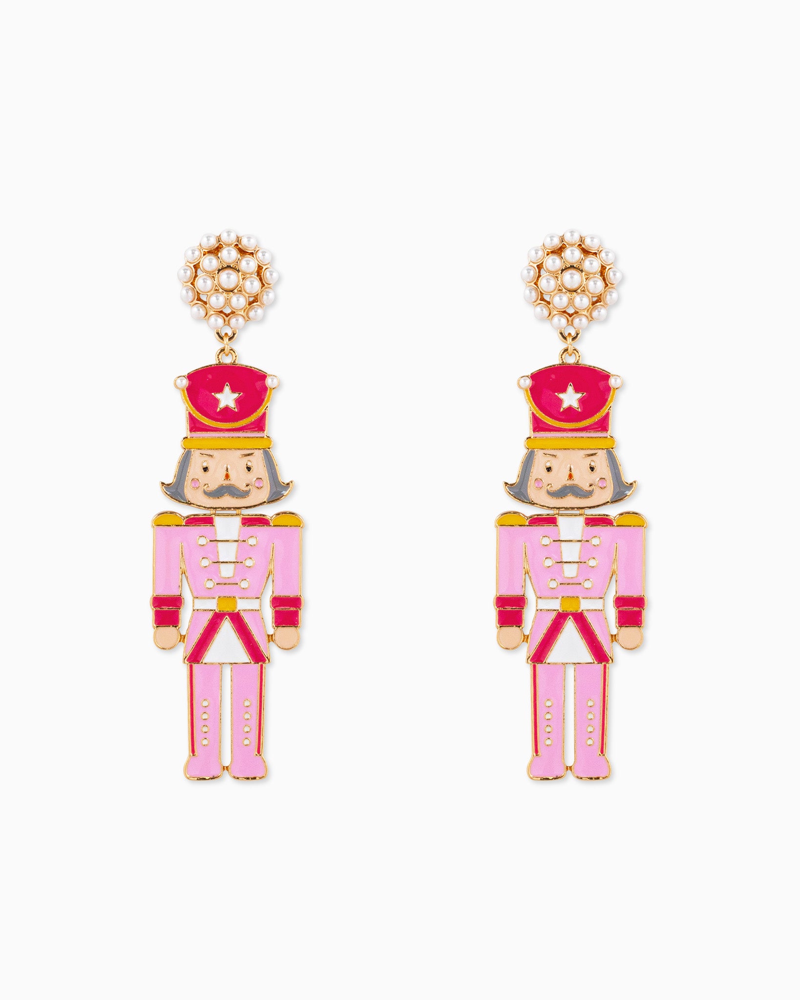 Christmas Nutcracker Soldier Drop Earrings