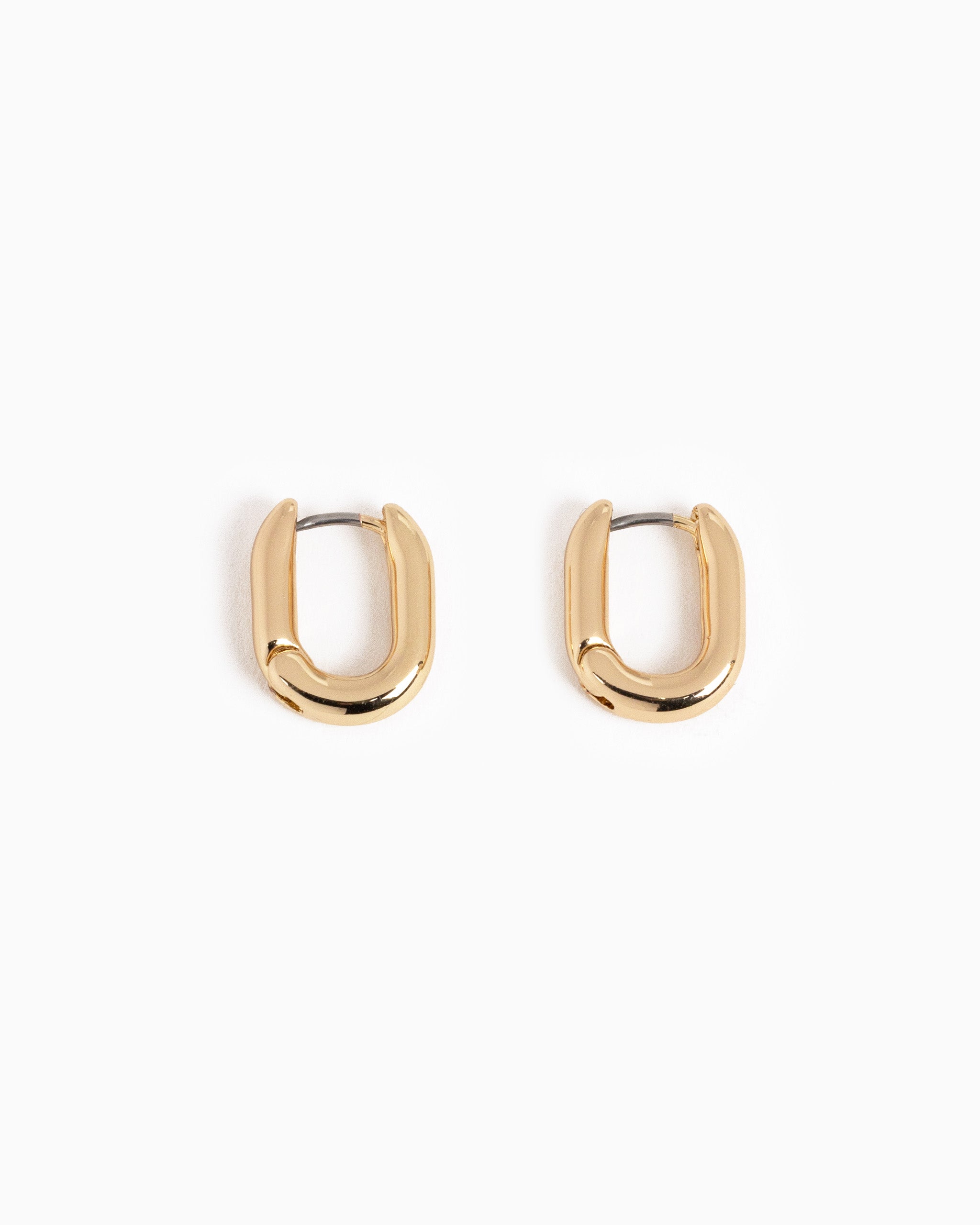 U-Shaped Hoop Earring Set, Set of 3