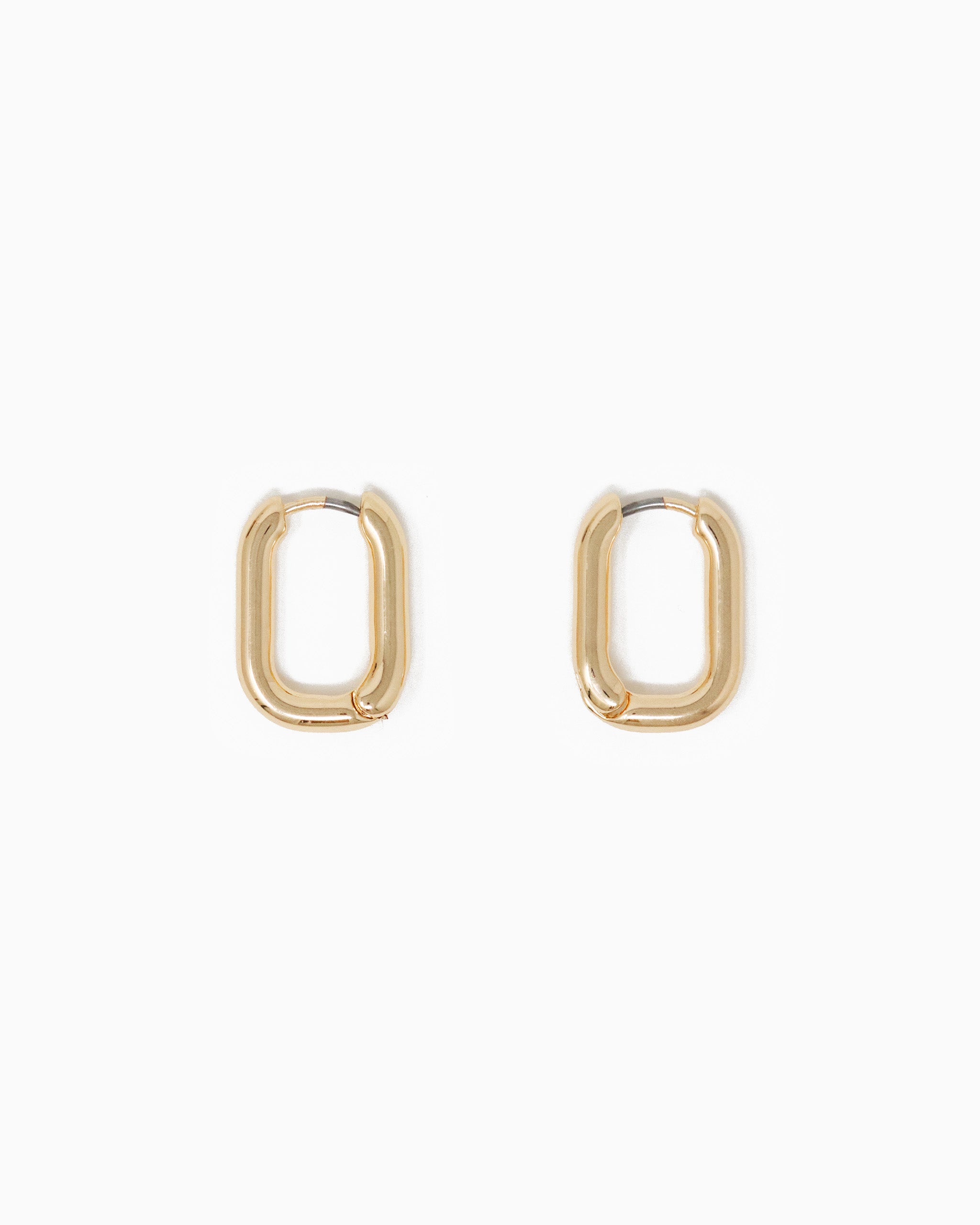 Oval U-Hoop Earring Set, Set of 3