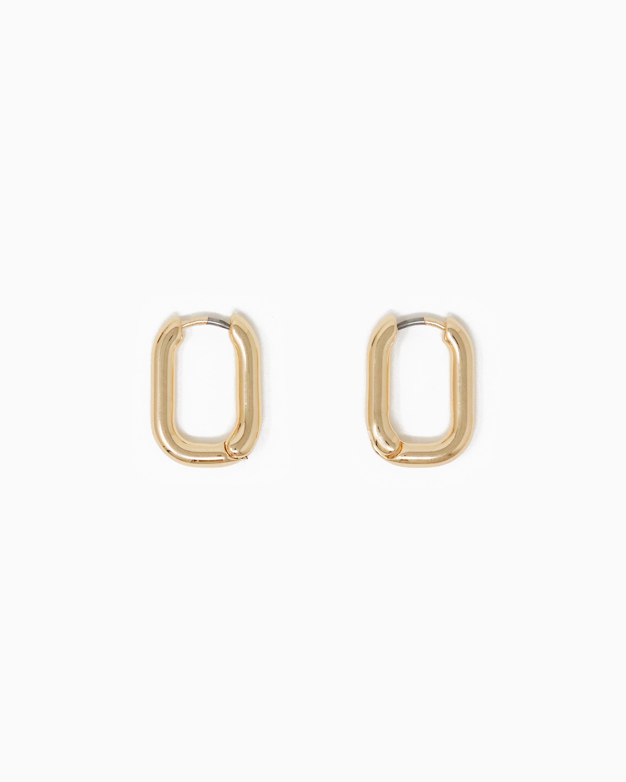 Oval U-Hoop Earring Set, Set of 3