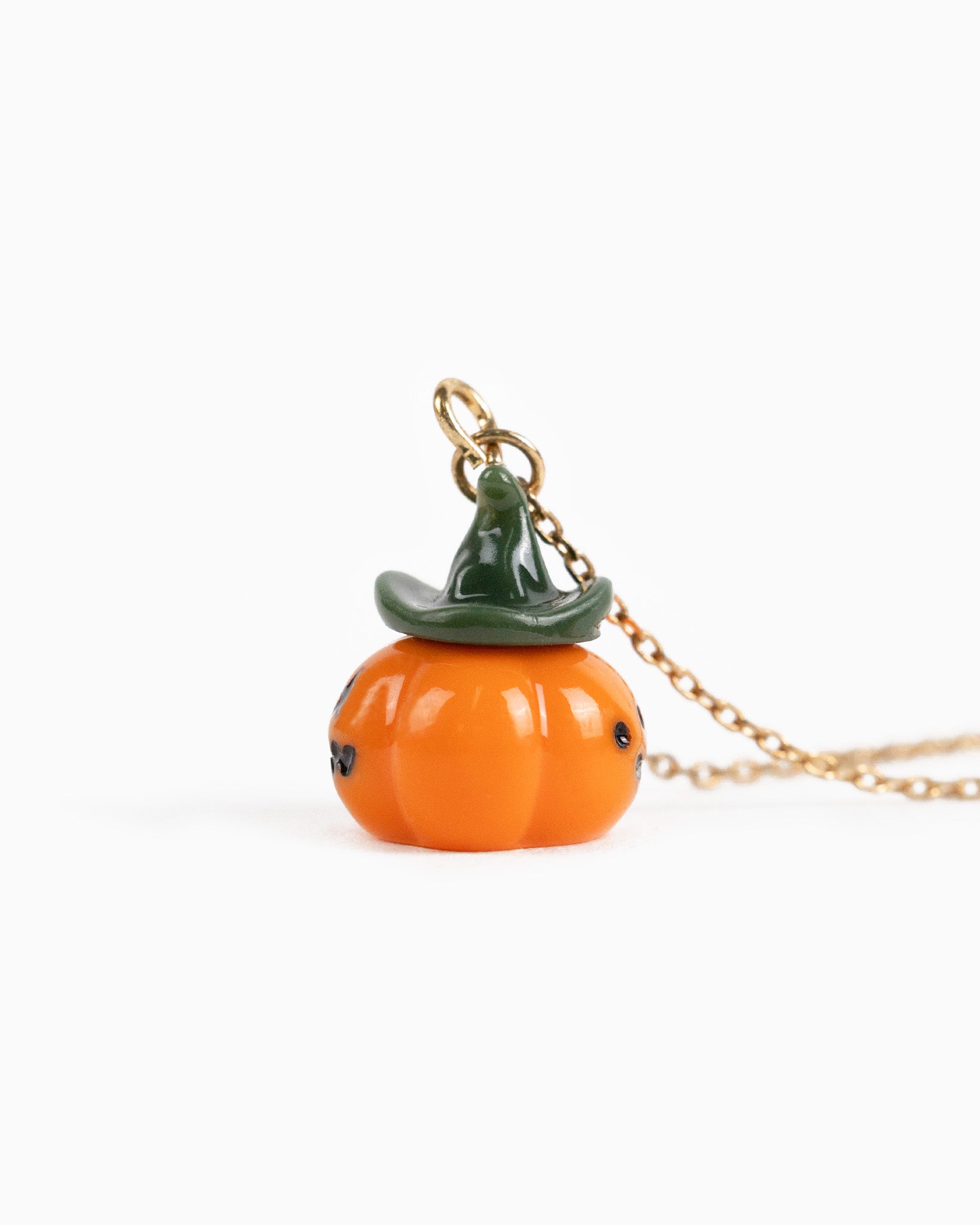 Cute Halloween Pumpkin Pendant Necklace