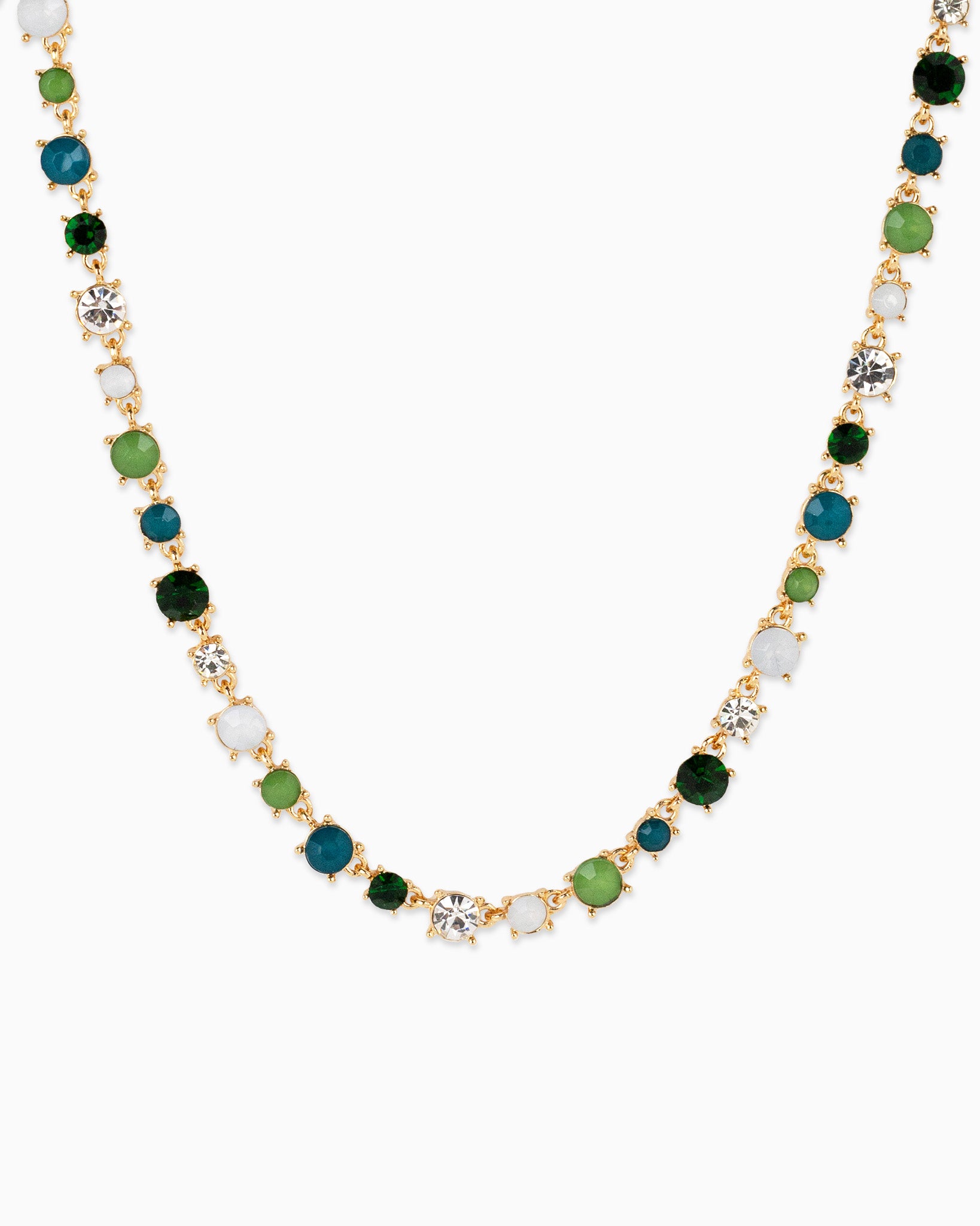 Multicolor All-Around Stone Necklace