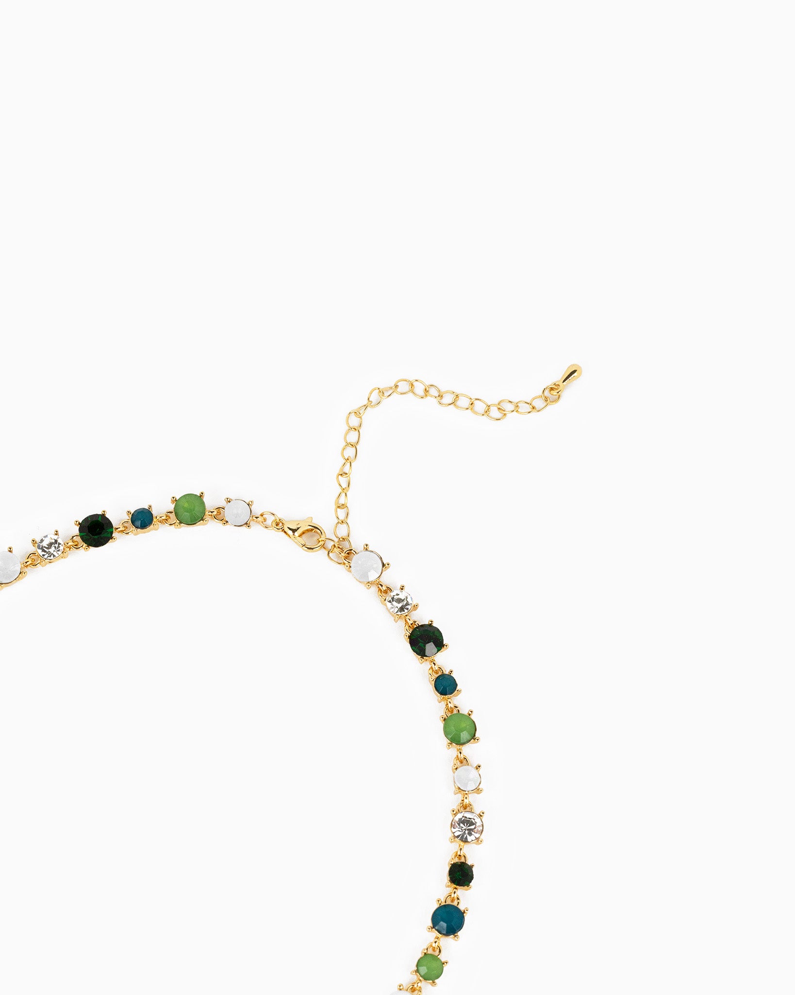 Multicolor All-Around Stone Necklace
