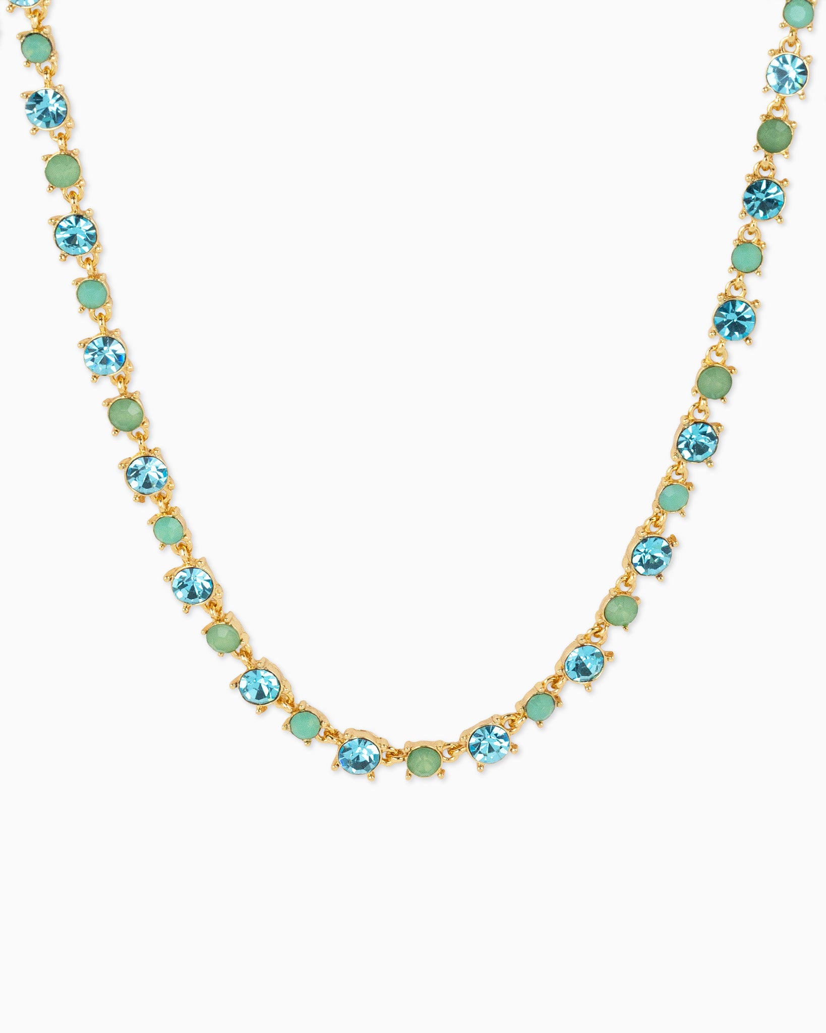 Multicolor All-Around Stone Necklace