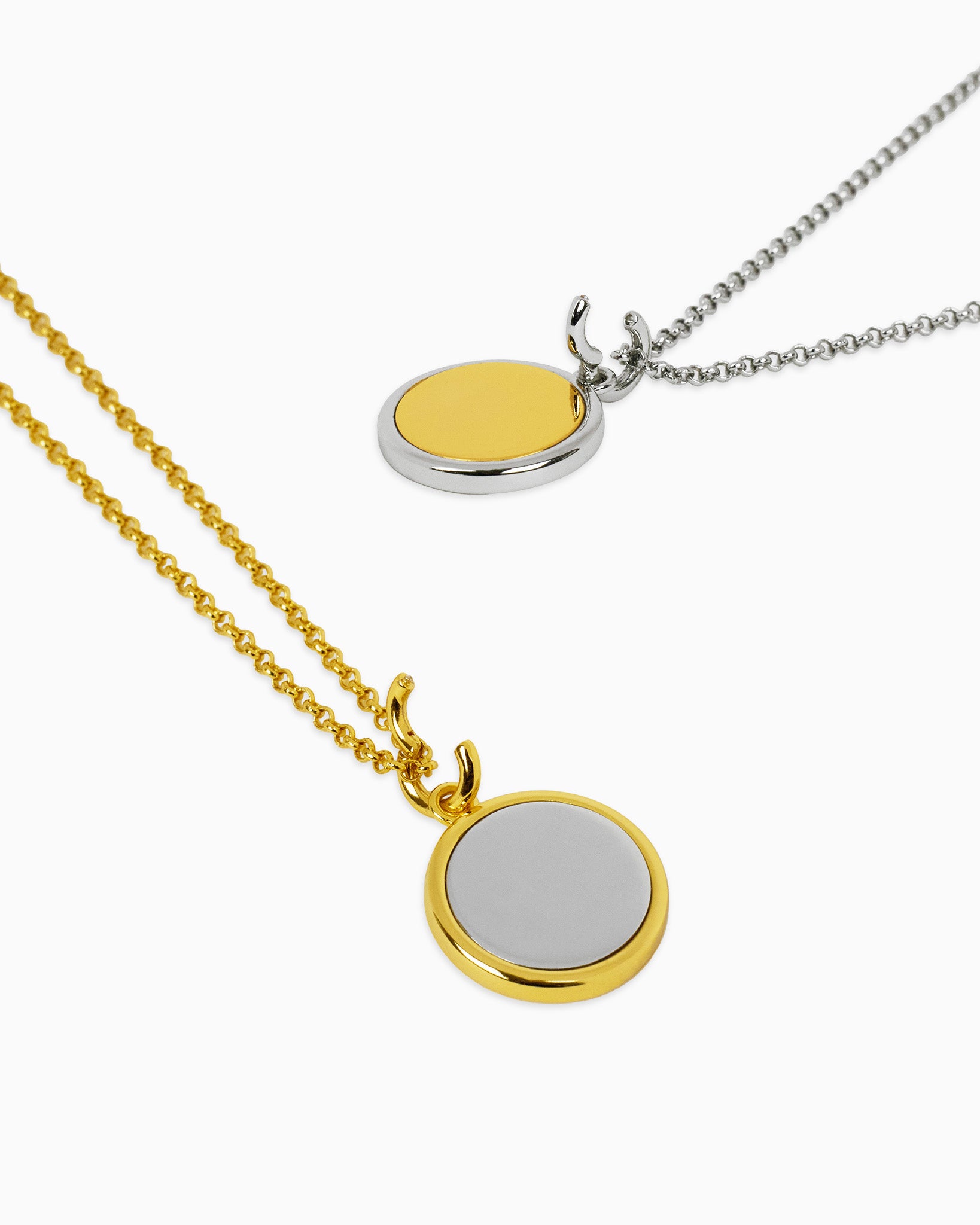 Stanley Two-Tone Pendant Necklace