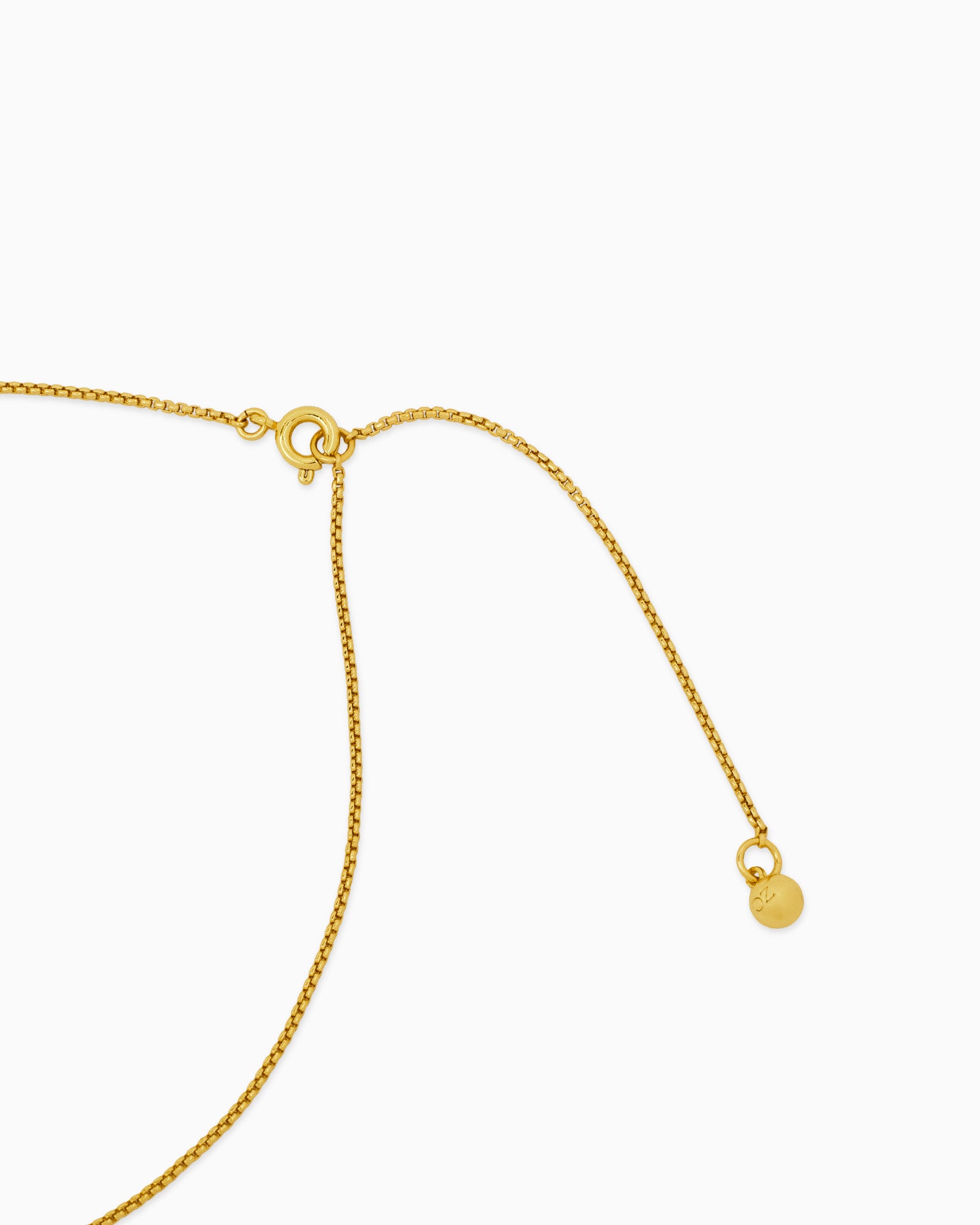[18K] Austine Gold Mini Medallion Pendant Necklace-3