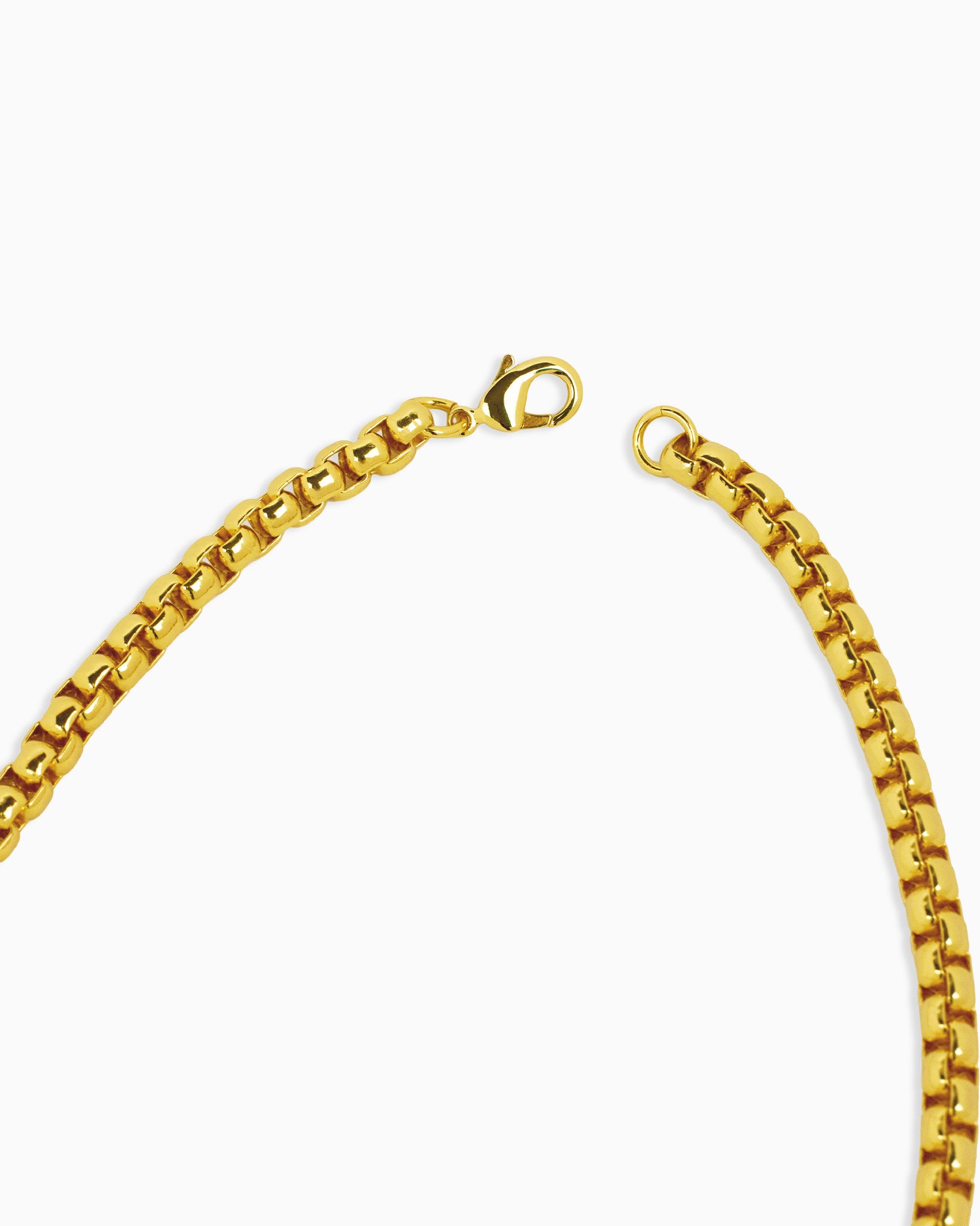 [18K] Ashton Gold Chain Link Statement Necklace-6