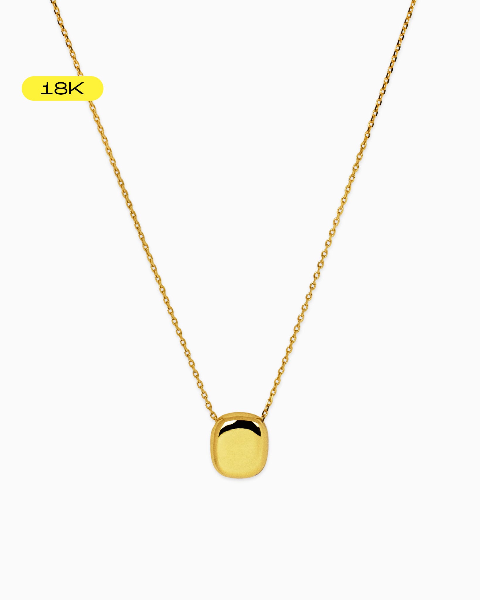[18K] Nut Gold Pendant Necklace
