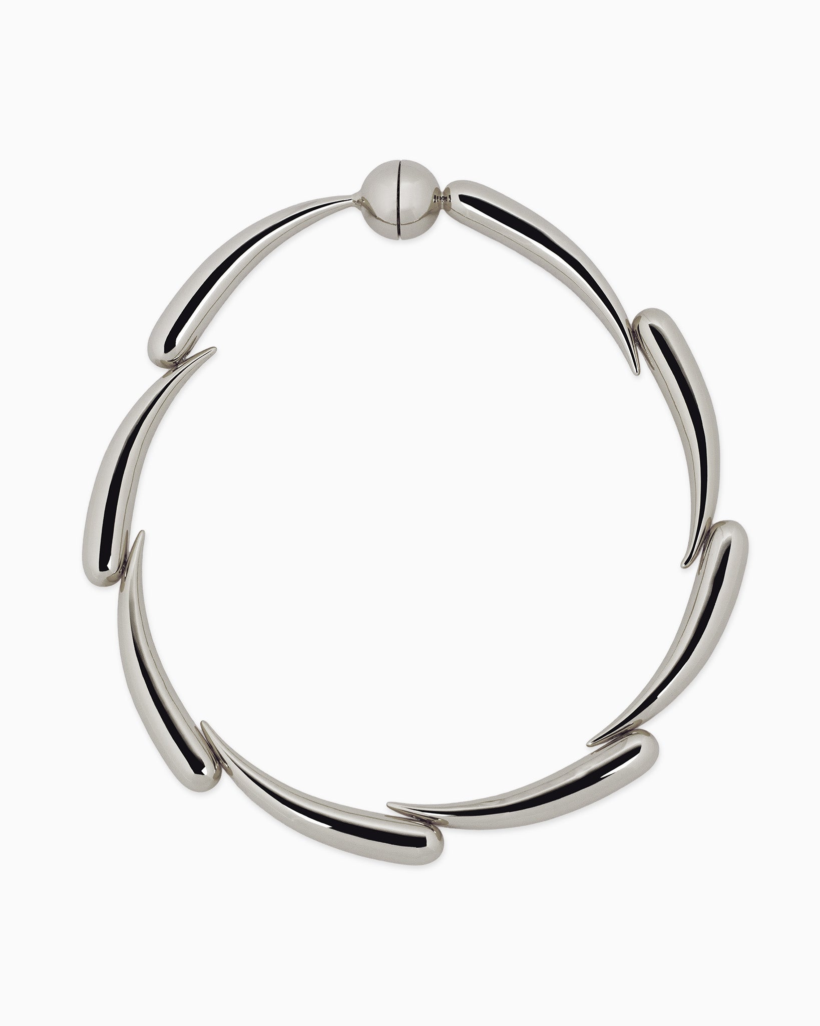 Vesper Silver Statement Necklace