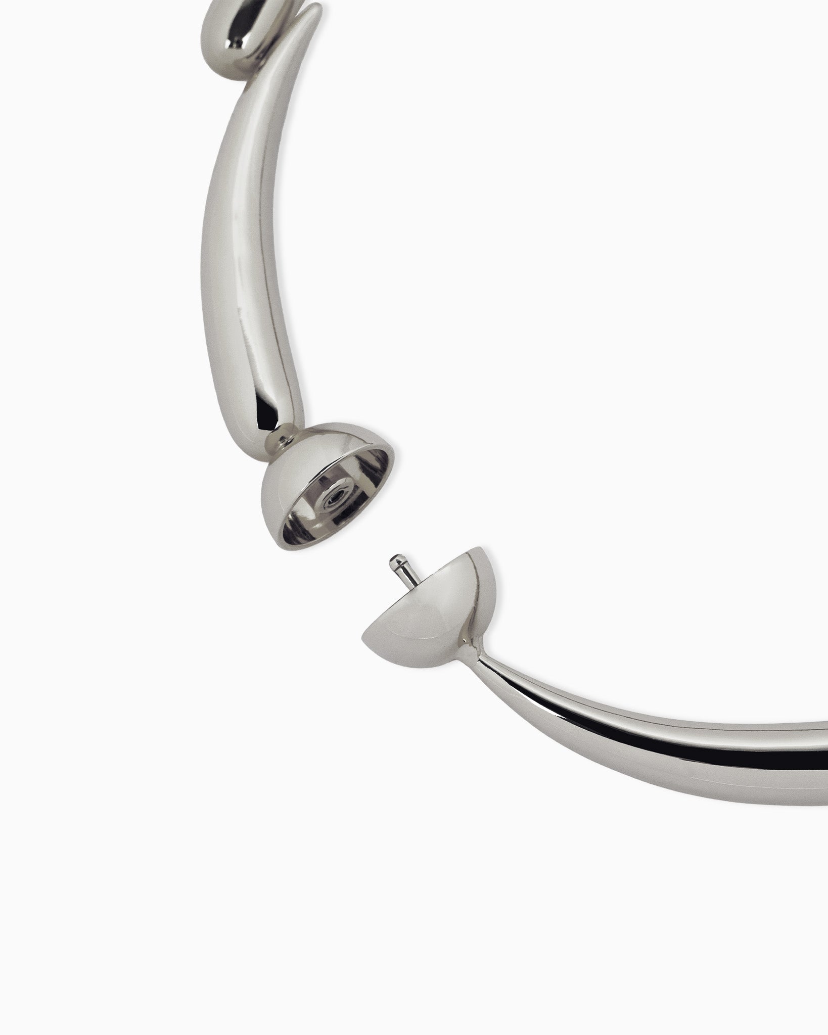 Vesper Silver Statement Necklace