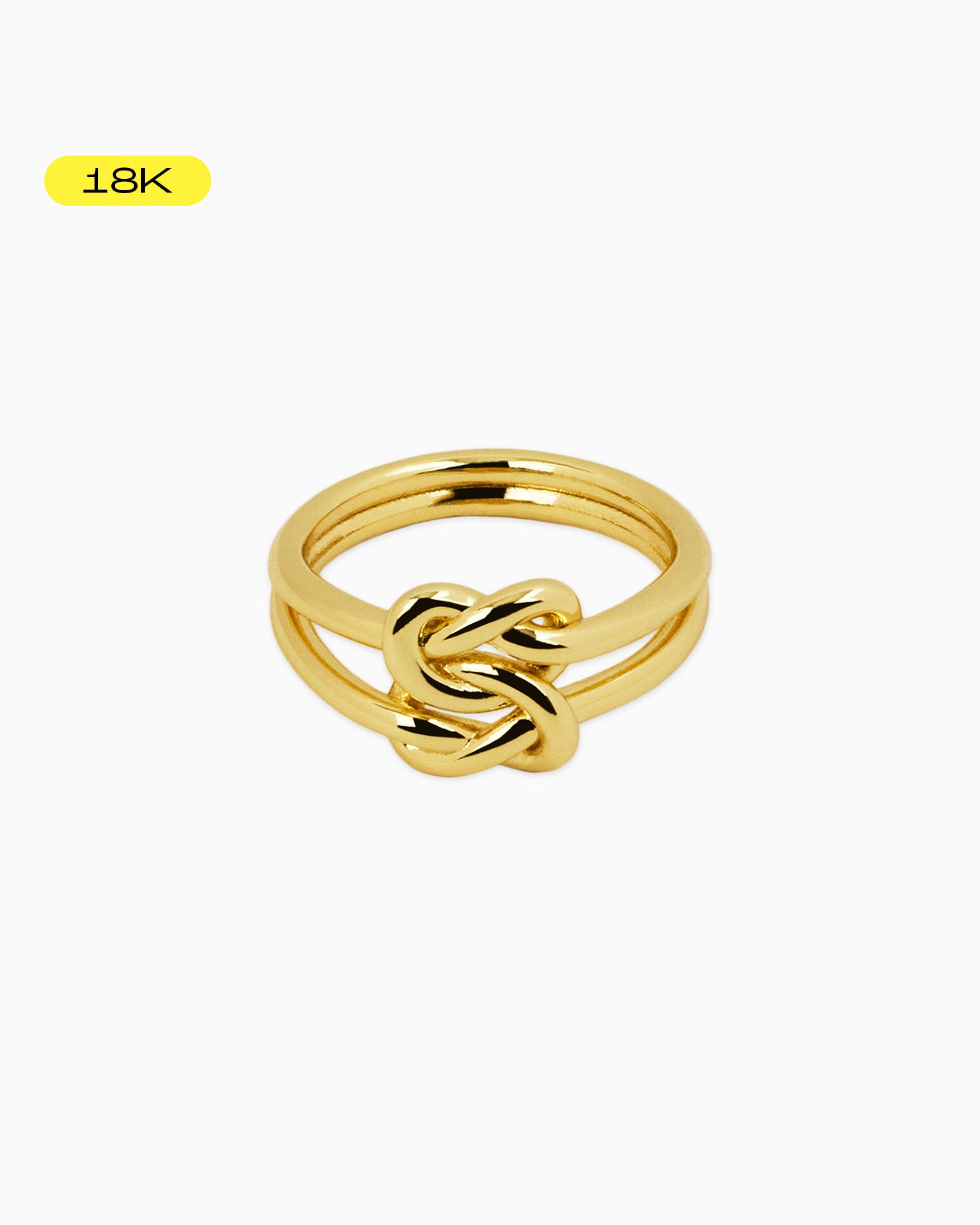[18K] Lover's Knot Gold Ring