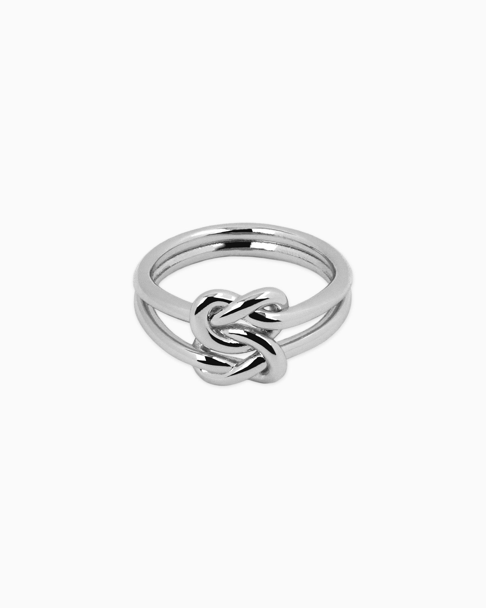 Lover's Knot Silver Ring