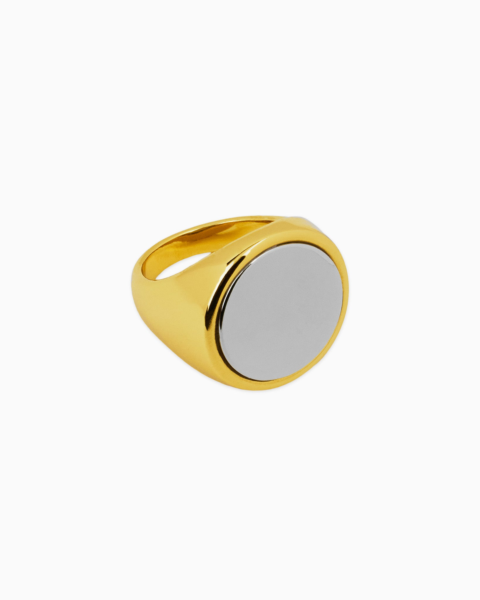 [18K] Stanley Gold Two-Tone Statement Ring