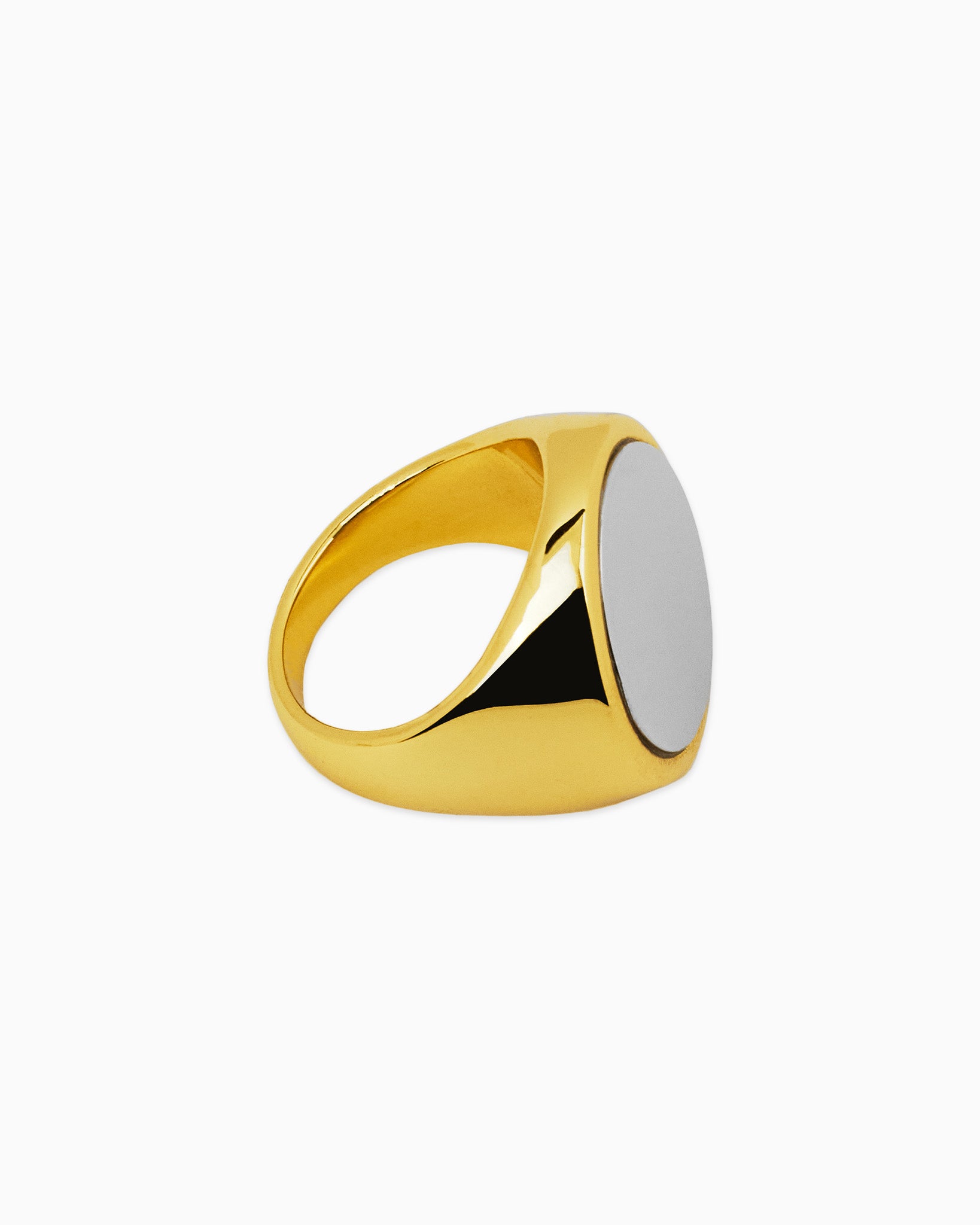 [18K] Stanley Gold Two-Tone Statement Ring