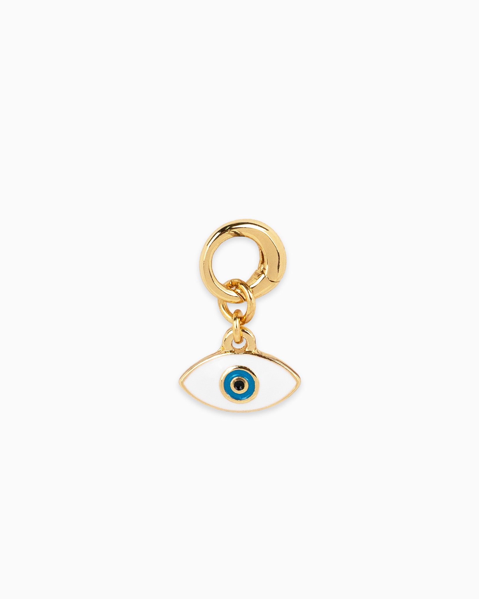 Evil Eye Blue Enamel Charm Pendant