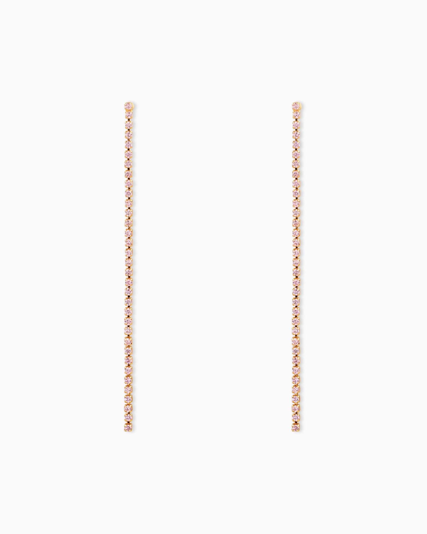 Cup Chain Linear Drop Earrings