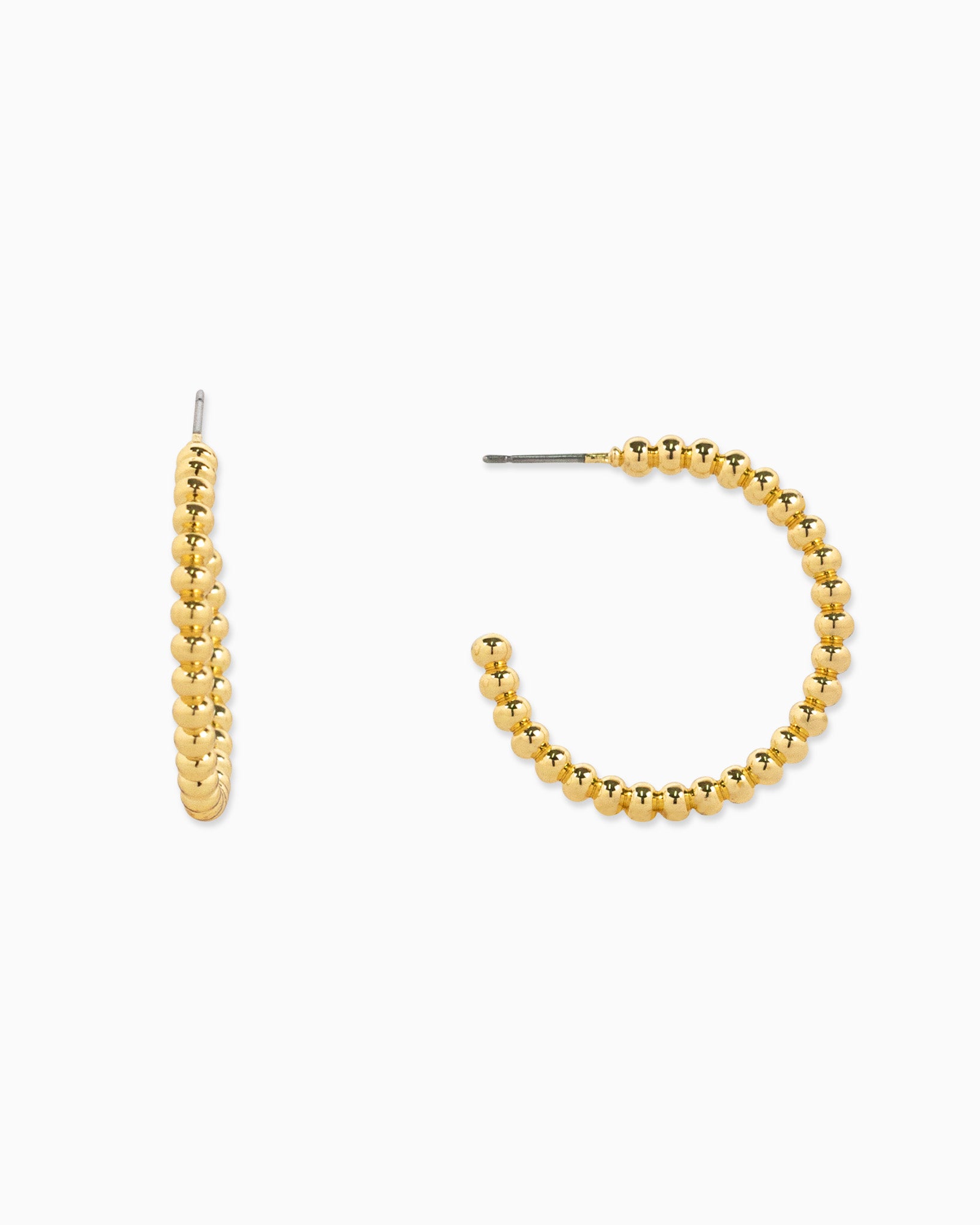 Essential Ball Textured Hoop Earring Set of 3