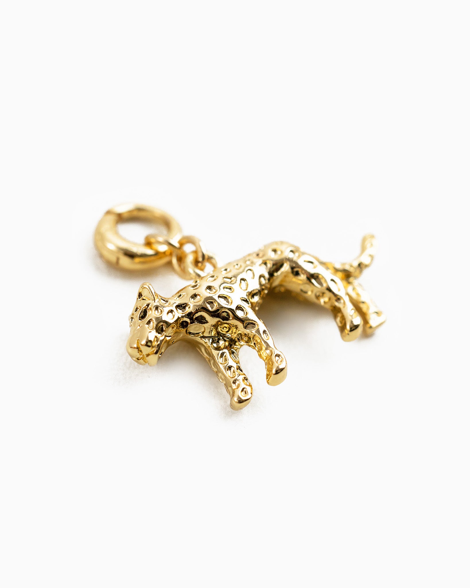 Gold Leopard Charm