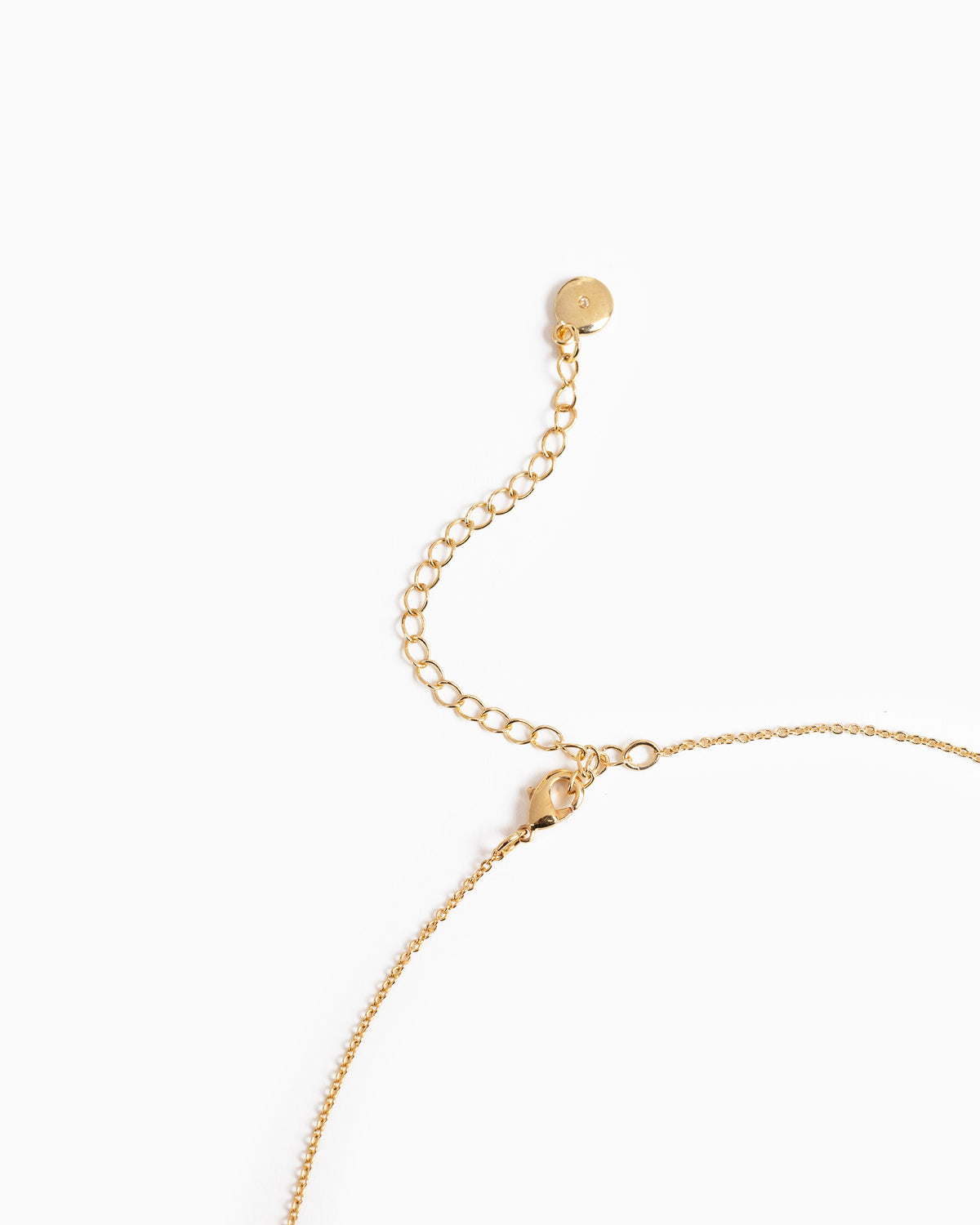 Open Frame CZ Pave Clover Necklace-4