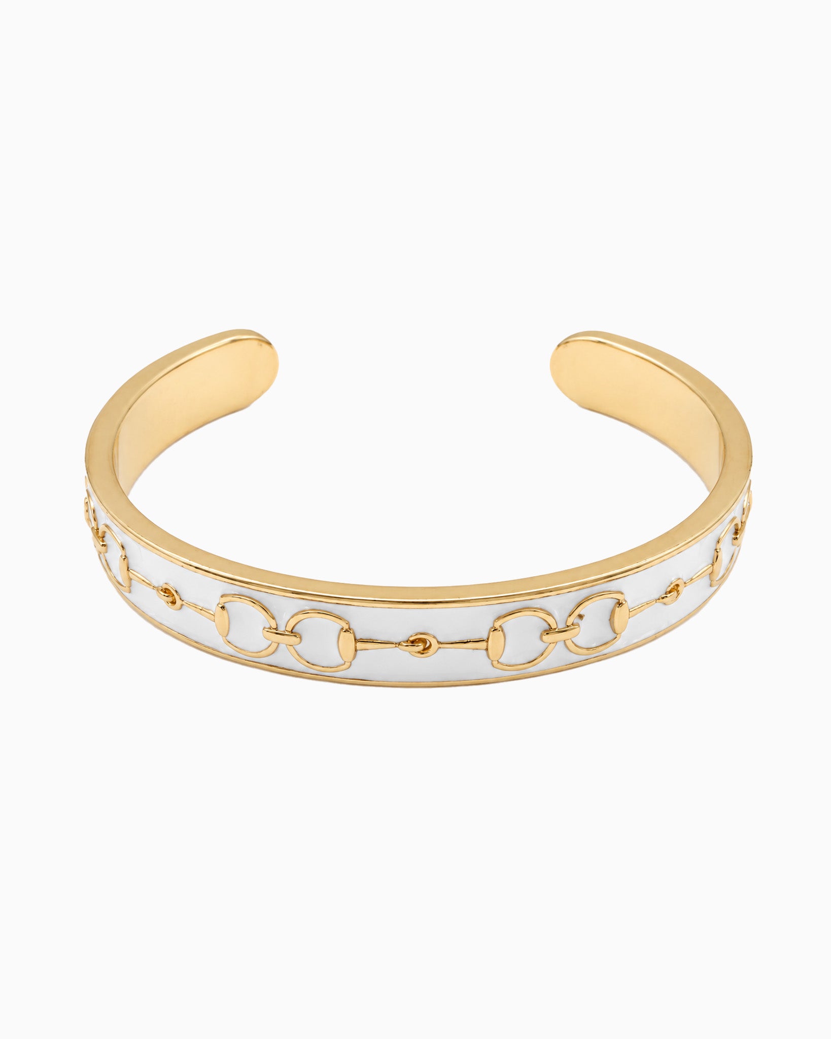 Derby Horse Bit Color Cuff Bracelet-3