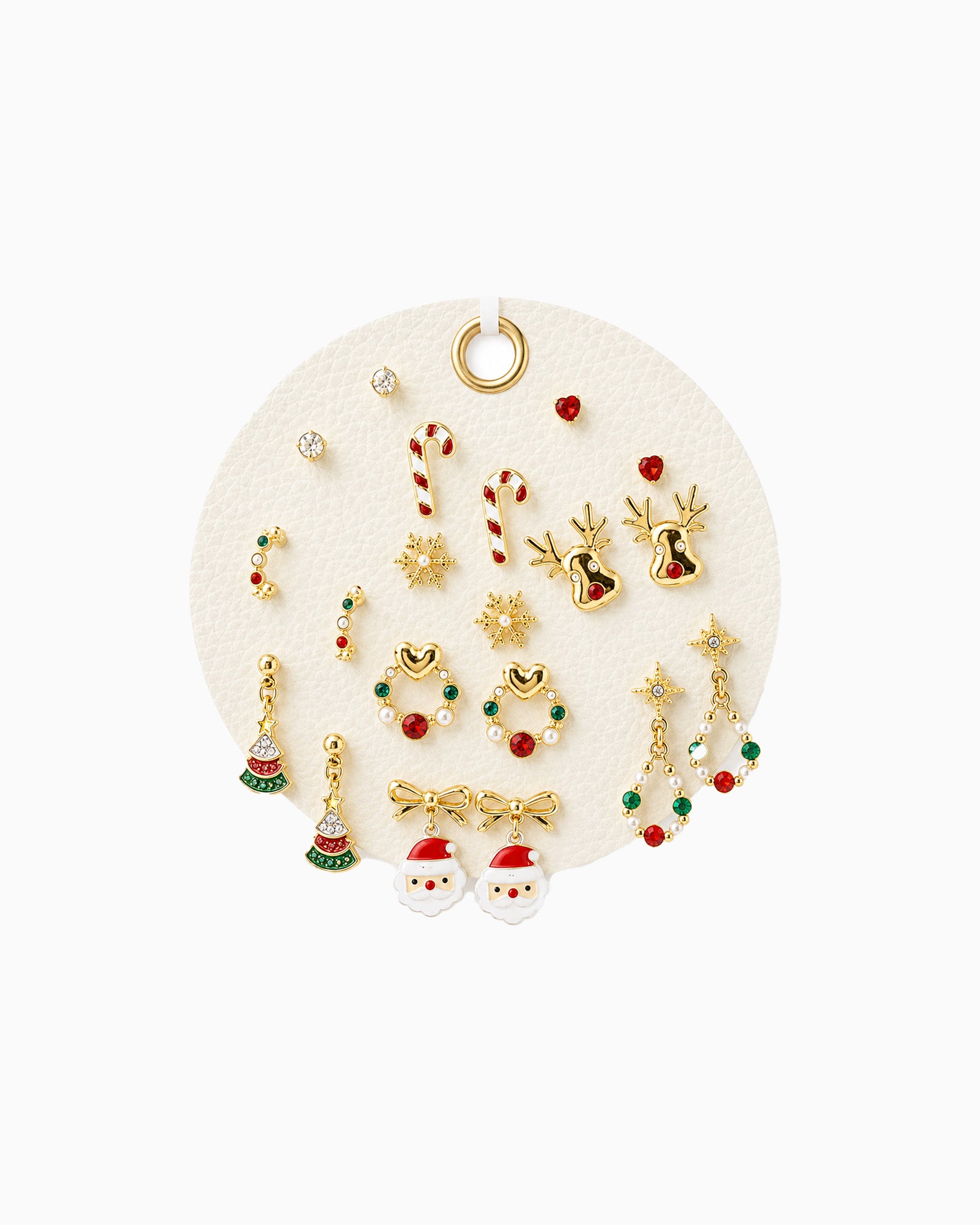 Christmas 10-Pair Holiday Earring Set
