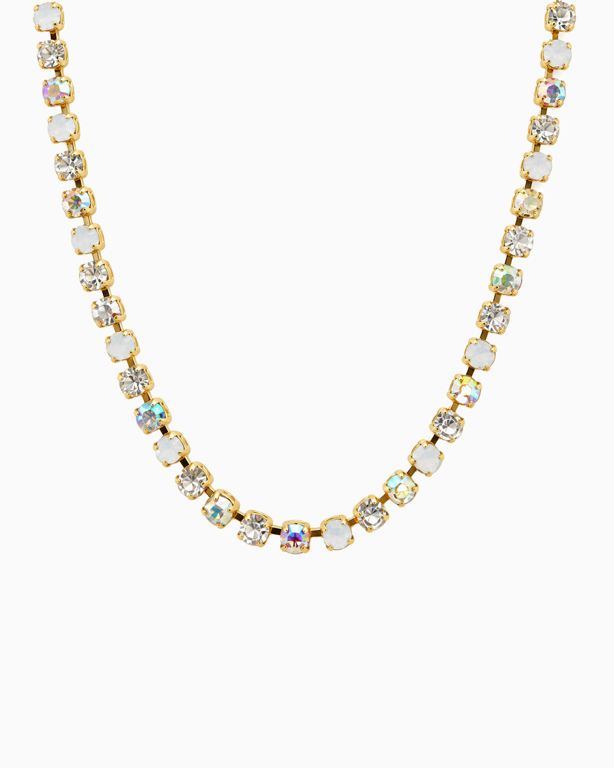 Multi Stone Tennis Necklace