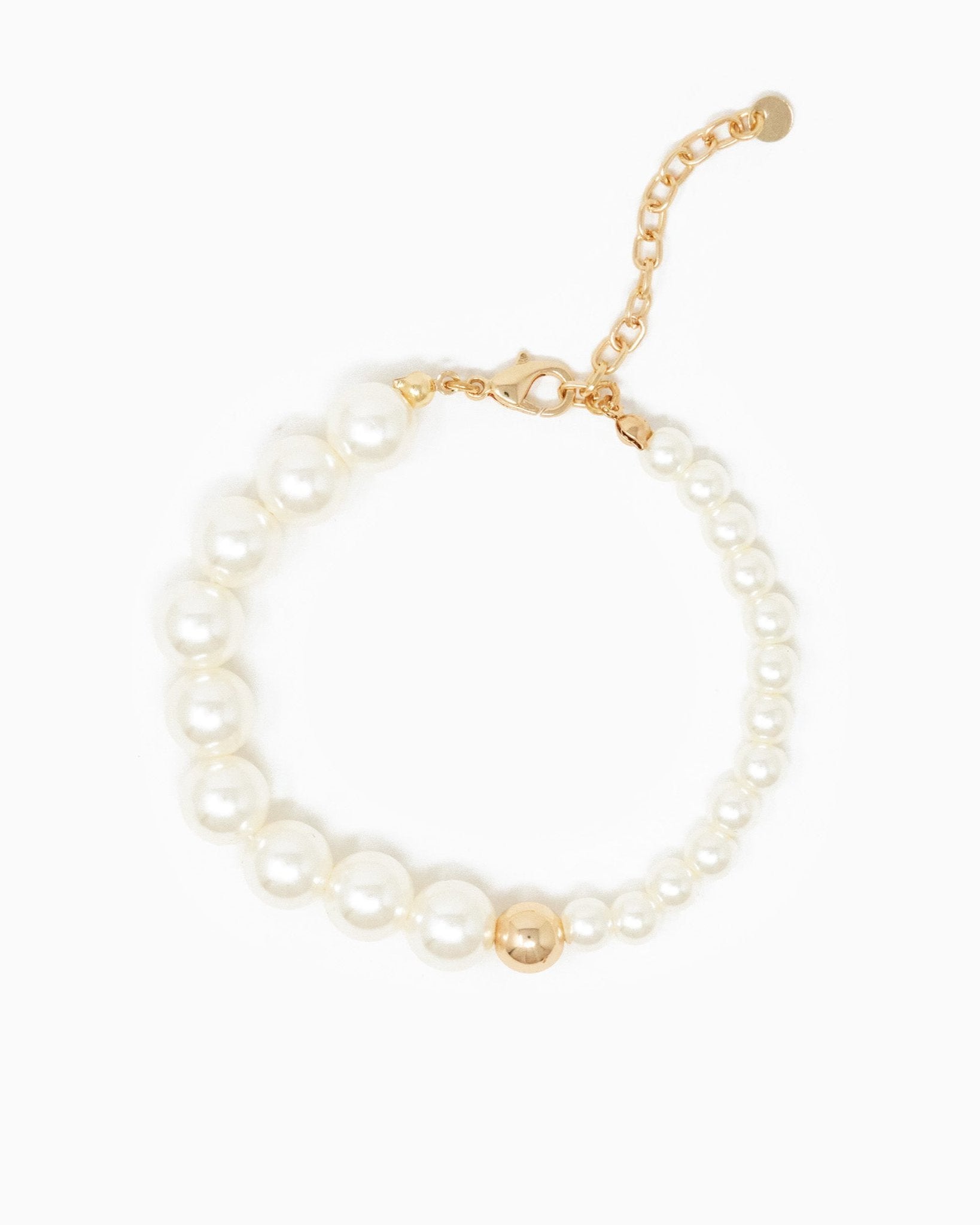 Unique Half and Half Pearl Bracelet