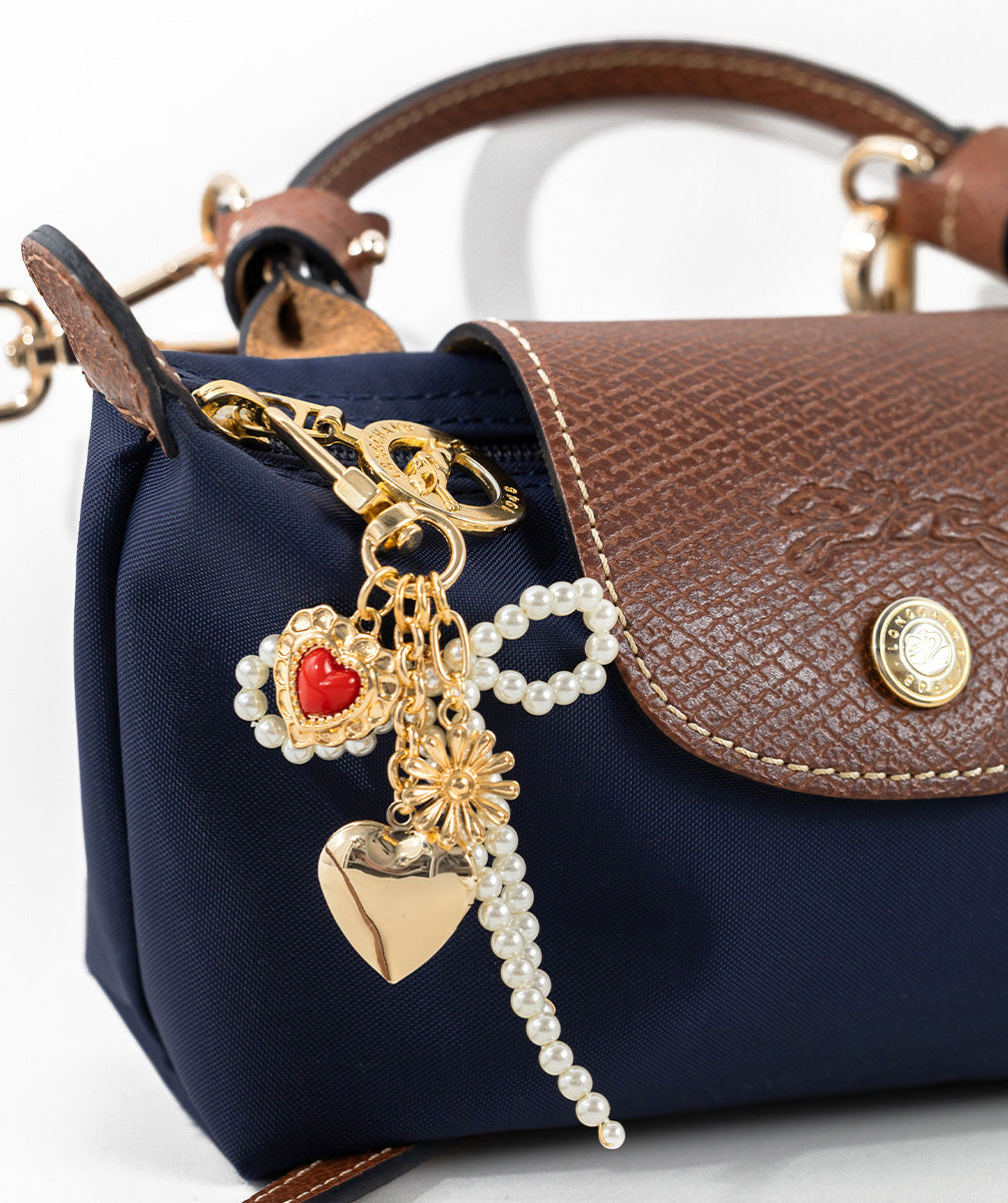 Multi Line Vintage Gothic Bag Charm-5