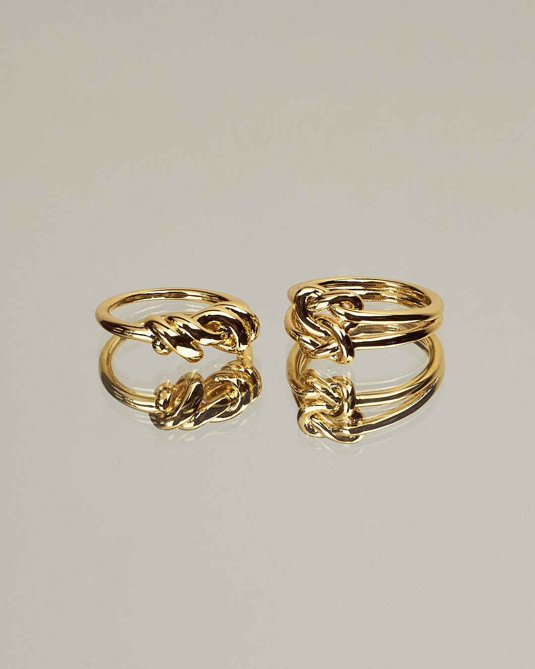 [18K] Lover's Knot Gold Ring