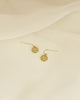 Open volleyball fish hook earring