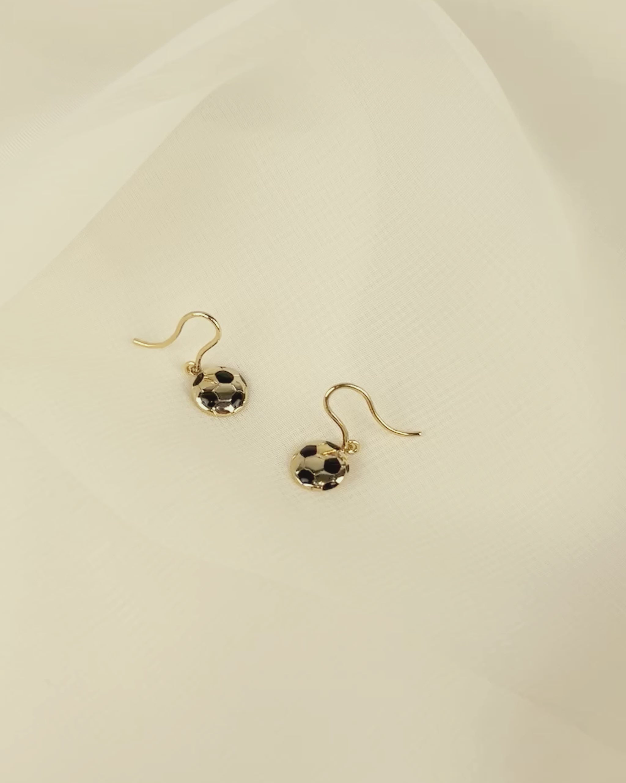 soccer fish hook earrings video