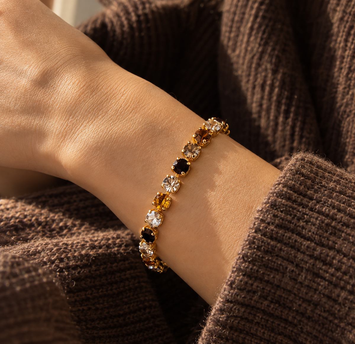 Multi Stone Tennis Bracelet-1